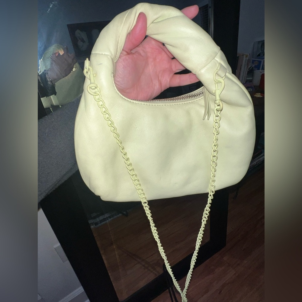 Dolce Vita light yellow-green loop bag